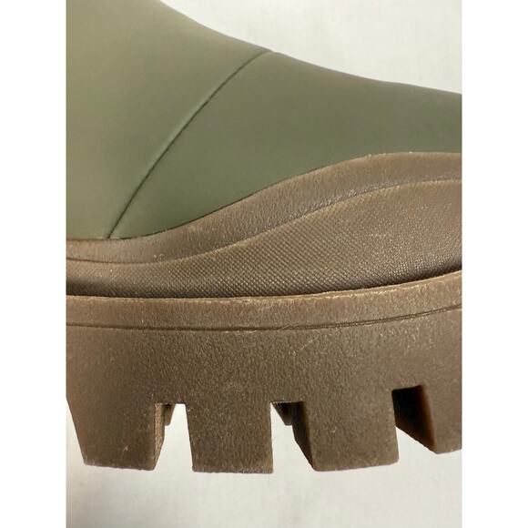 Vionic Olive Ankle Boots with Brown Sole - Picture 5 of 11